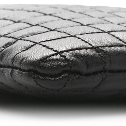 Celine Calfskin Quilted C Charm Pouch Black 11 of 11