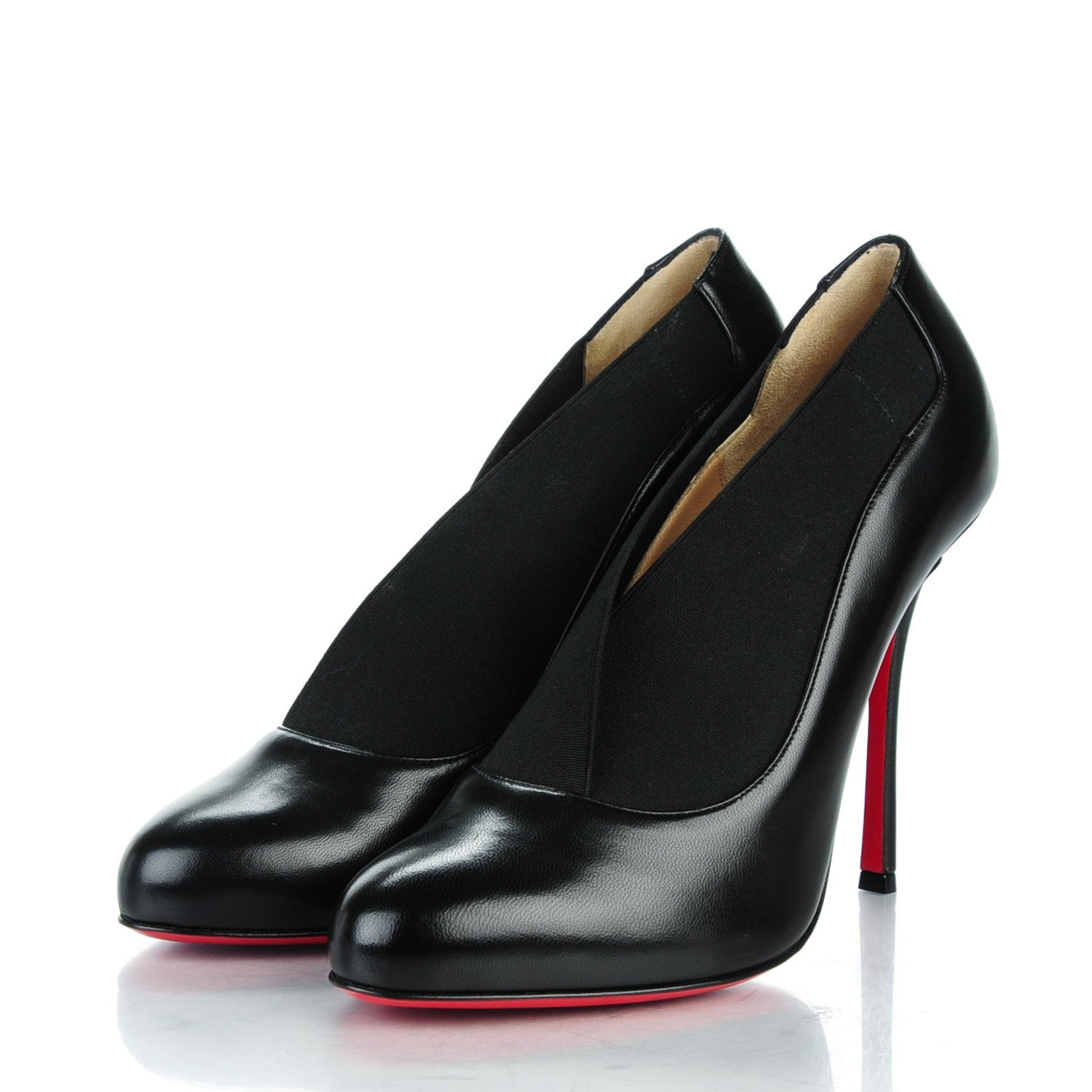 Christian Louboutin Shiny Nappa Toot Couverte 100 Pumps 40 Black 3 of 8