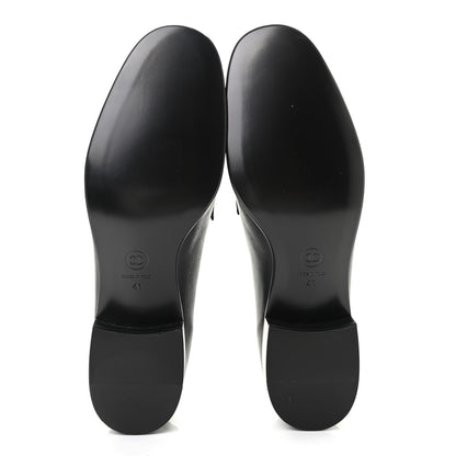 Chanel Lambskin Quilted Womens CC Loafers 41 Black 5 of 12