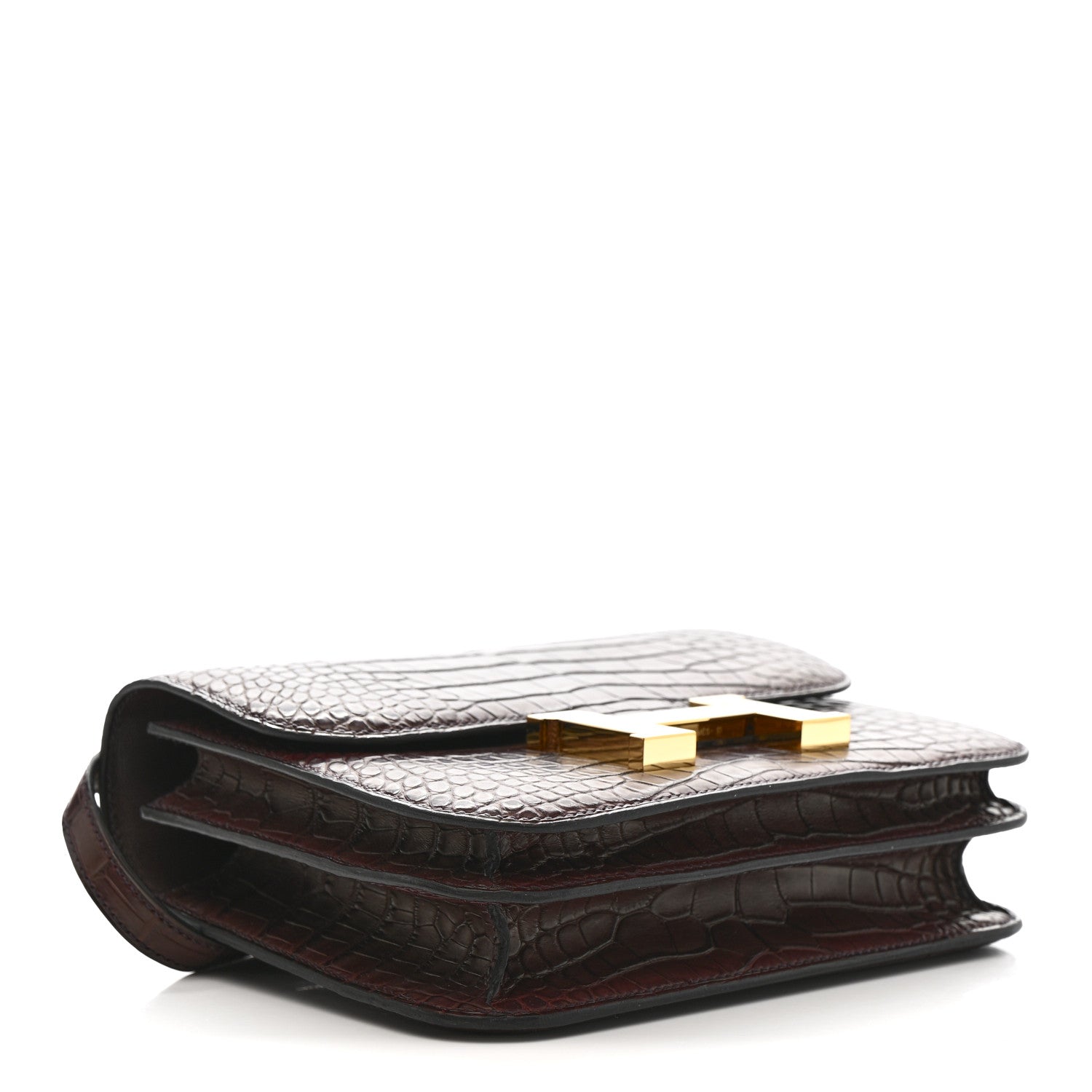 Hermes Matte Alligator Constance 18 Rouge Sellier 4 of 10
