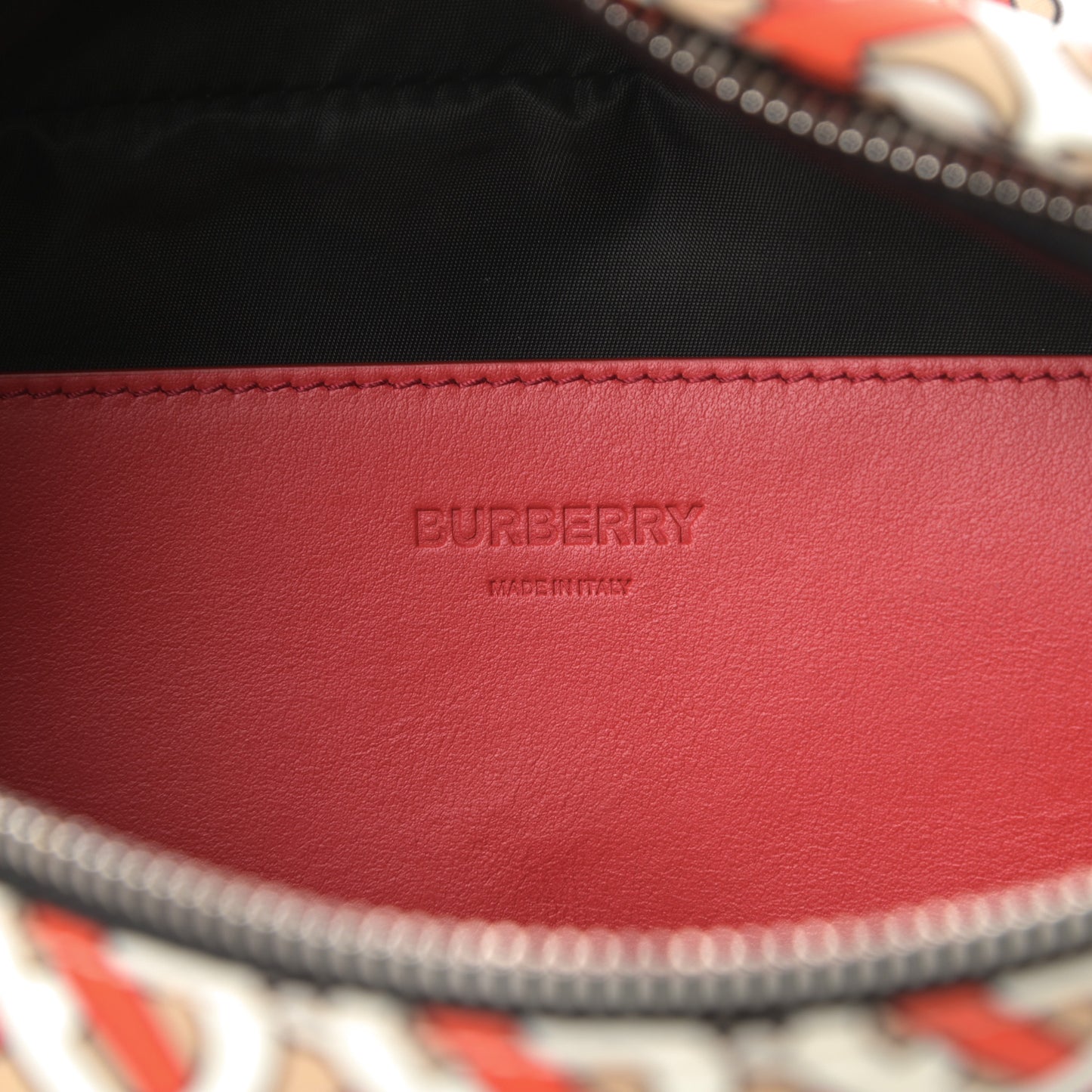 Nylon Monogram TB Sonny Bum Bag Vermillion