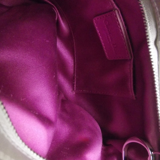 Satin Ballet Evening Bag Silver