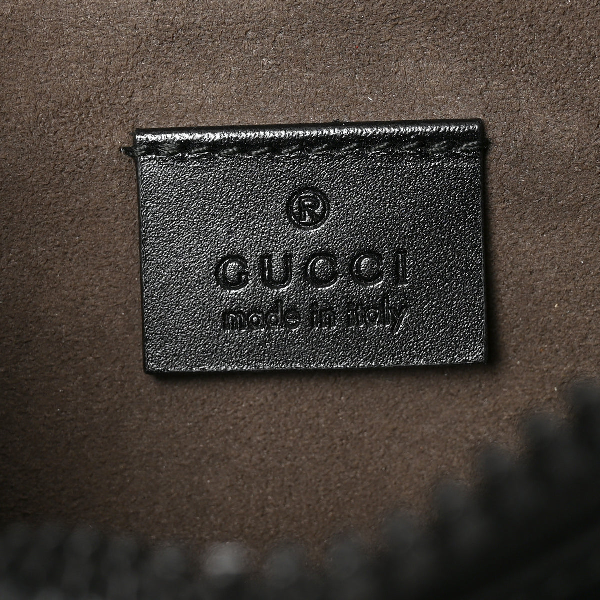Gucci GG Supreme Monogram Belt Bag Black 5 of 10