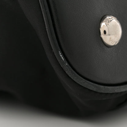 Prada Tessuto Nylon Calfskin Dome Satchel Black 10 of 11