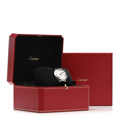 Cartier Stainless Steel Alligator 36mm Ballon Bleu De Cartier Automatic Watch 5 of 5