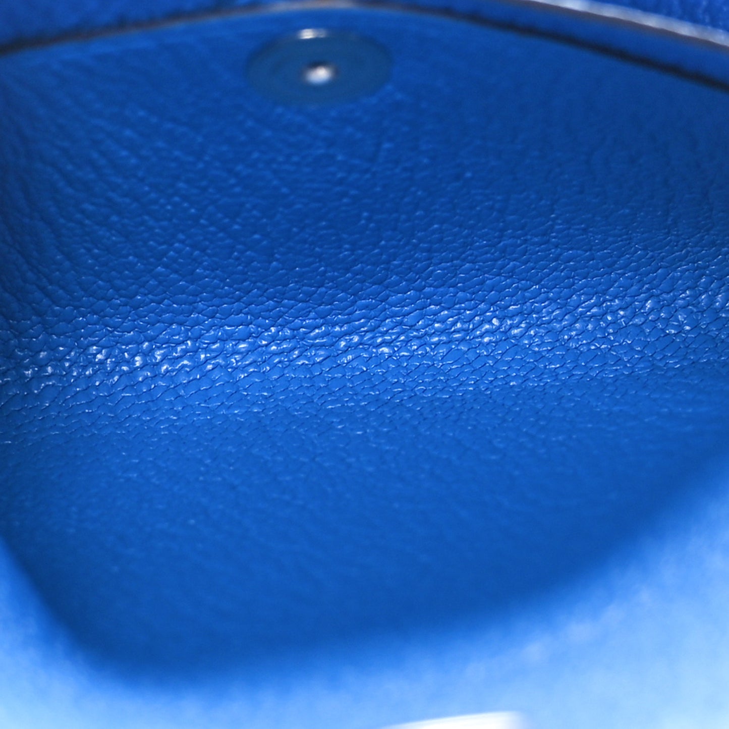 Chevre Mysore Calvi Duo Card Case Bleu Hydra