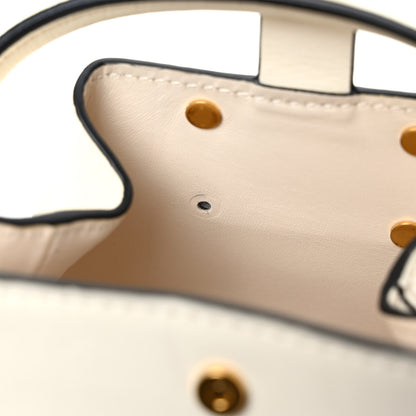 Valentino Garavani Nappa Mini Vlogo Bucket Bag White 9 of 9