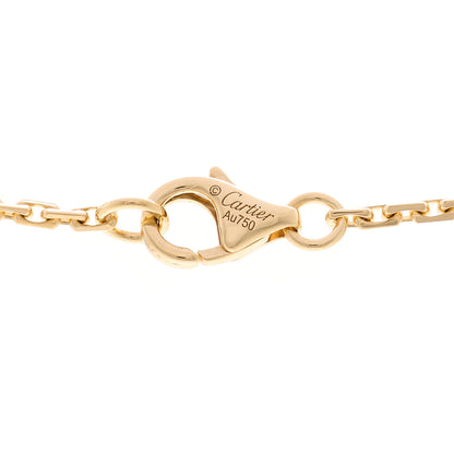 Cartier 18K Yellow Gold Diamond Interlocking LOVE Necklace 4 of 4