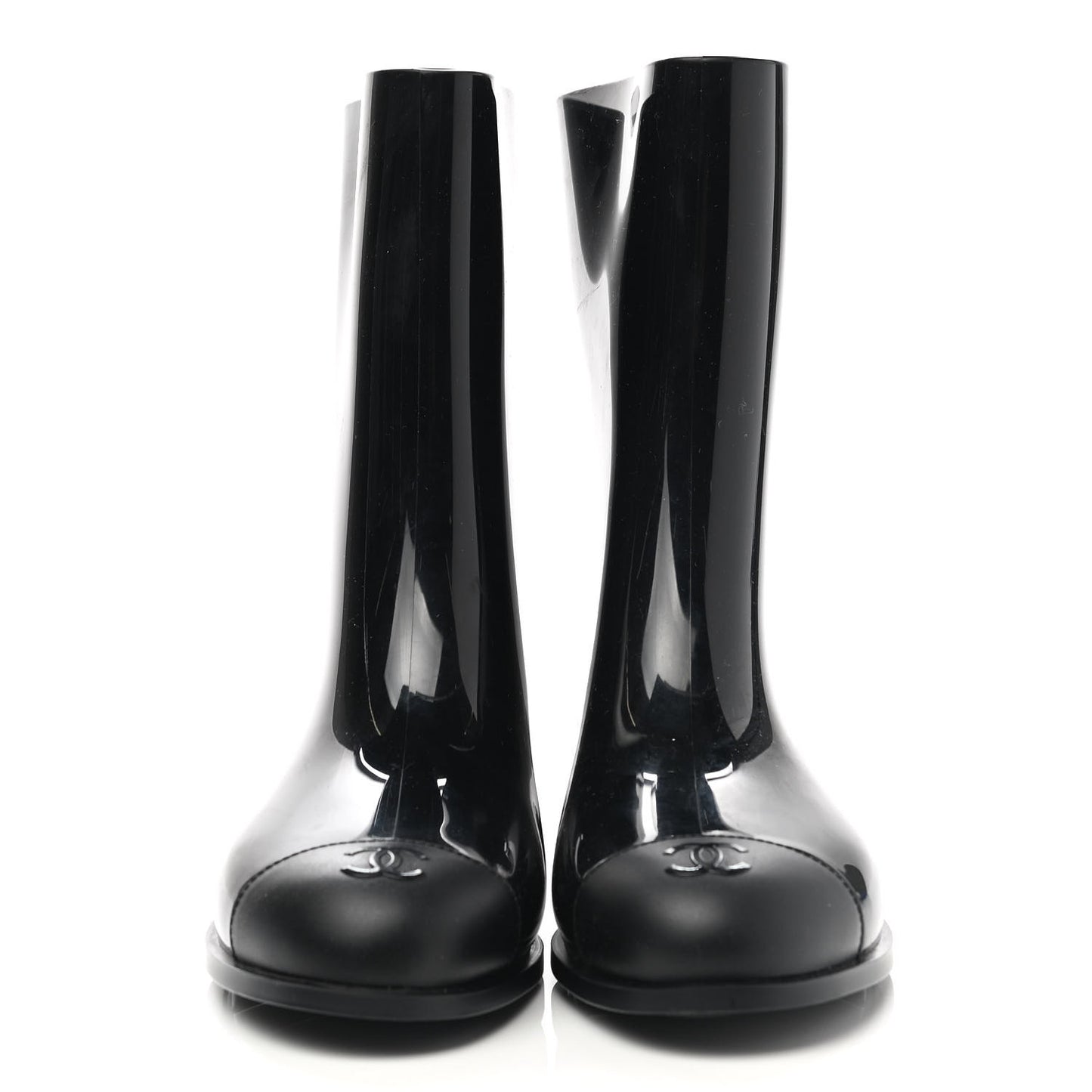 Rubber Rain Boots 38 Black