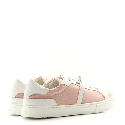 Hermes Calfskin Canvas Day Sneakers 41 Framboise White 4 of 8