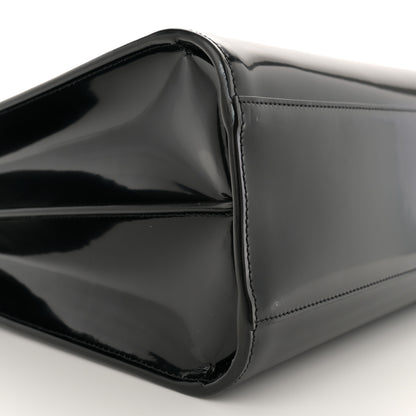Saint Laurent Patent Calfskin Large Thin Sac De Jour Black 8 of 12