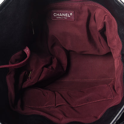 Chanel Caviar Quilted French Riviera Hobo Black 6 of 10