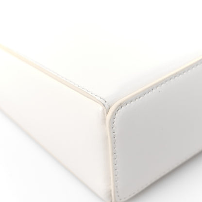 Givenchy Box Calfskin Small Cut Out Shoulder Bag Ivory 9 of 14