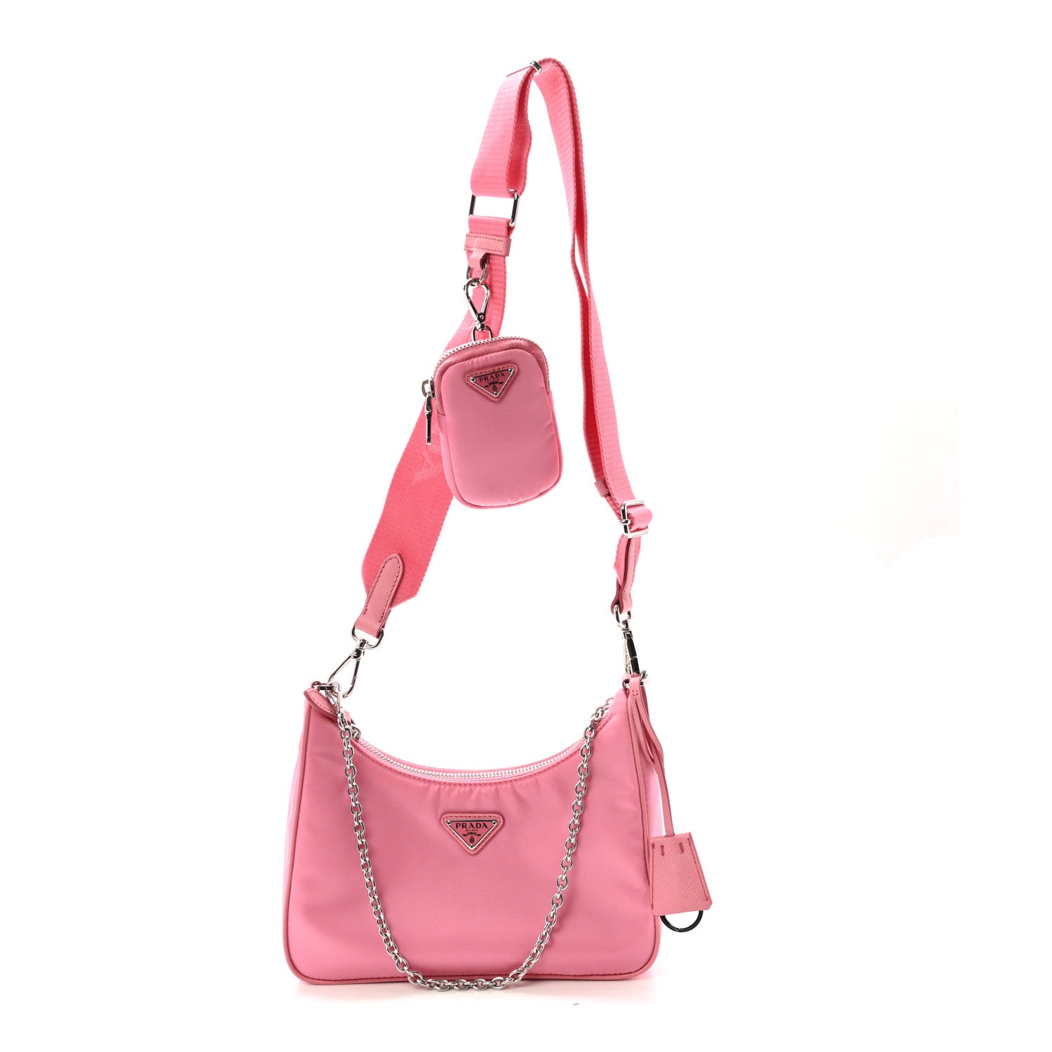 Prada Nylon Re-Edition 2005 Shoulder Bag Begonia 1 of 10