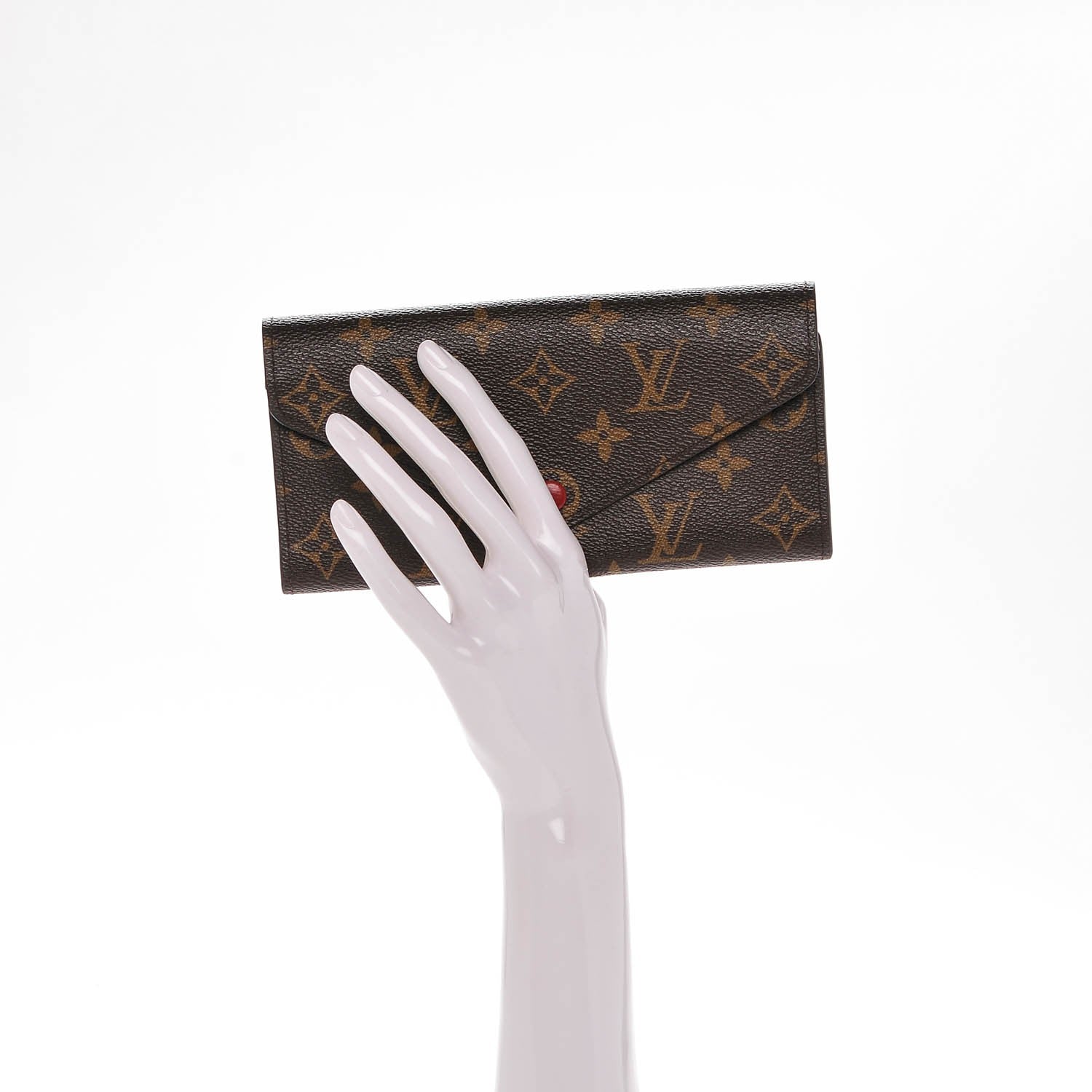 Louis Vuitton Monogram Josephine Wallet Red 2 of 6