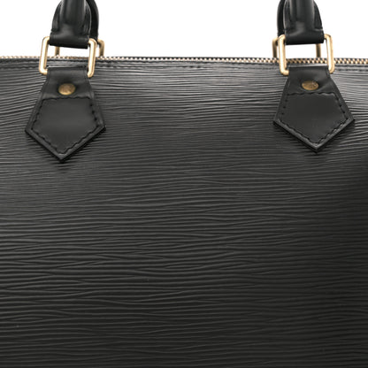 Louis Vuitton Epi Speedy 30 Black 8 of 11