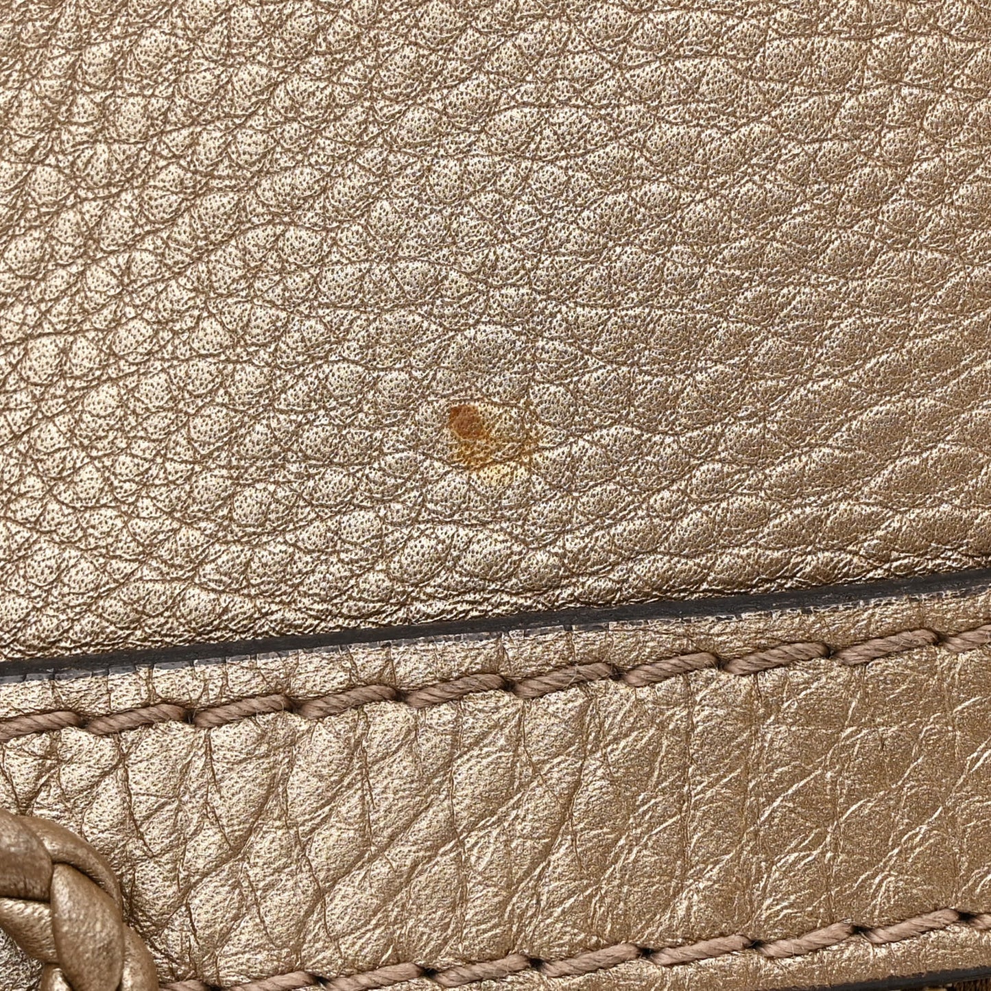 Monogram Calfskin Medium Bella Flap Bag Beige Ebony Champagne