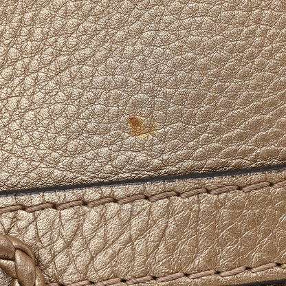 Gucci Monogram Calfskin Medium Bella Flap Bag Beige Ebony Champagne 11 of 15