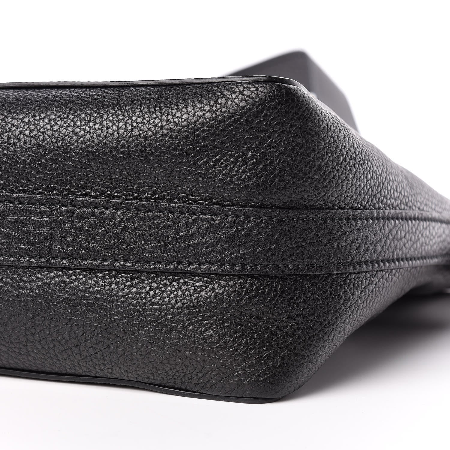 Christian Dior Grained Calfskin D-Bee Shopper Black 6 of 9