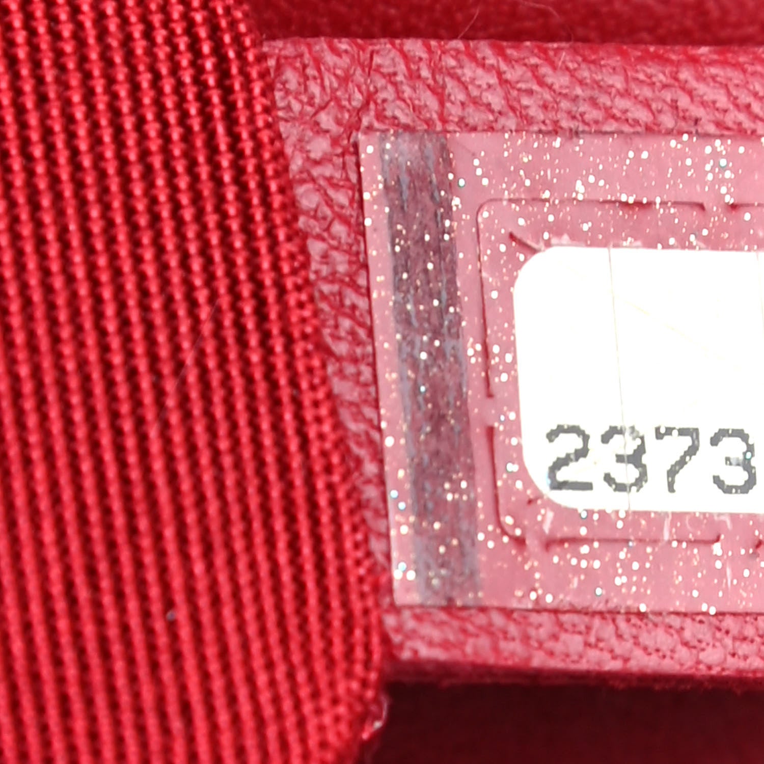 Chanel Lambskin Quilted CC Unchained Clutch Red 7 of 9