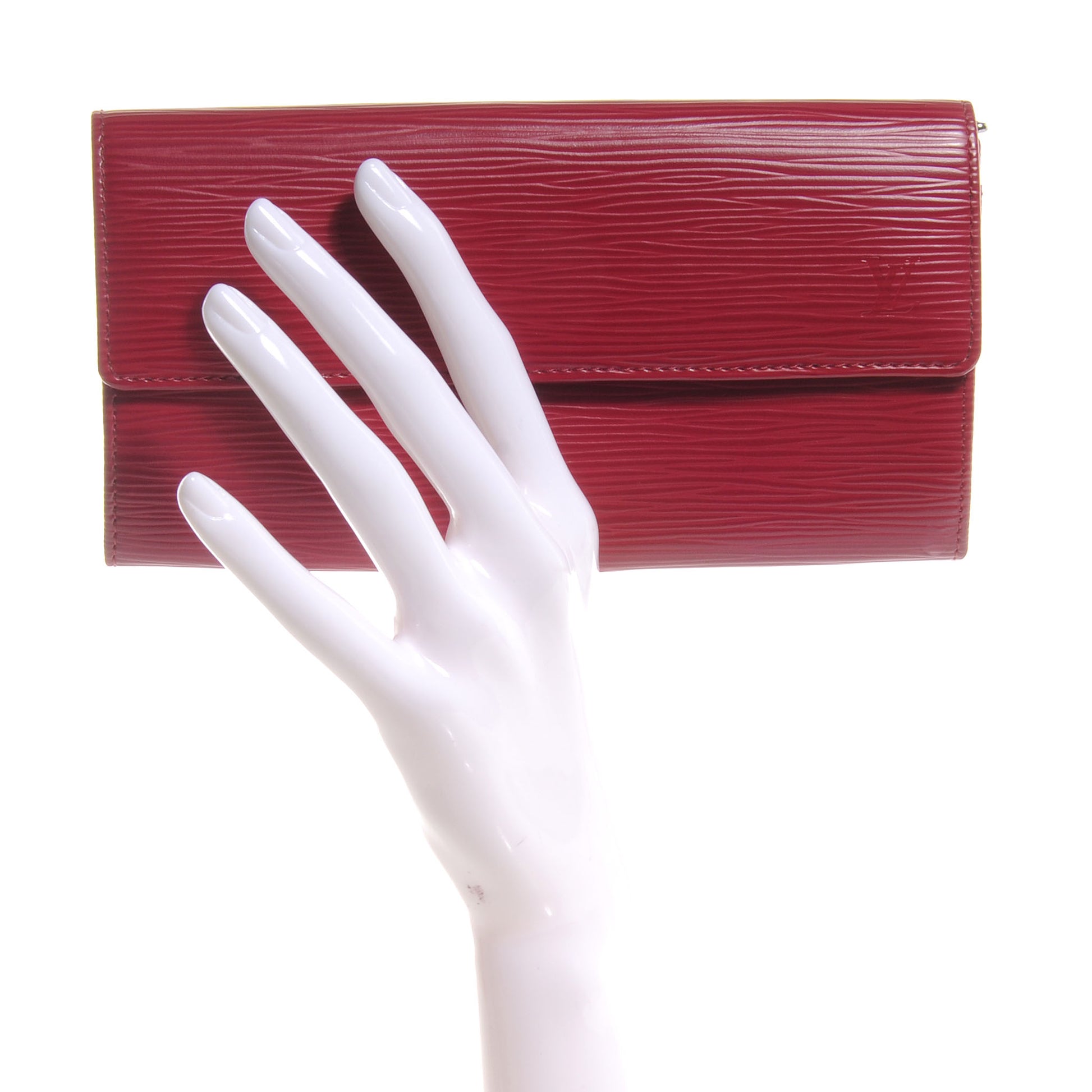 Louis Vuitton Epi Sarah Wallet Fuchsia 2 of 10