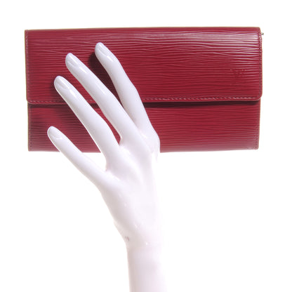 Louis Vuitton Epi Sarah Wallet Fuchsia 2 of 10