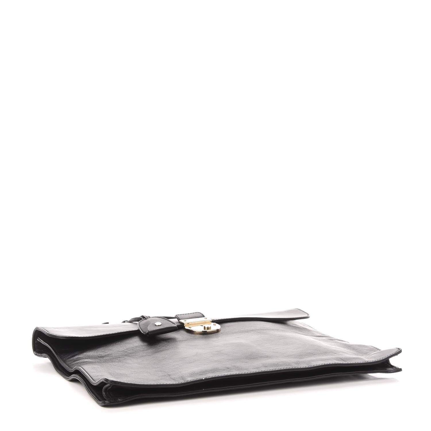 Gucci Calfskin Foldable Portfolio Briefcase Black 4 of 11