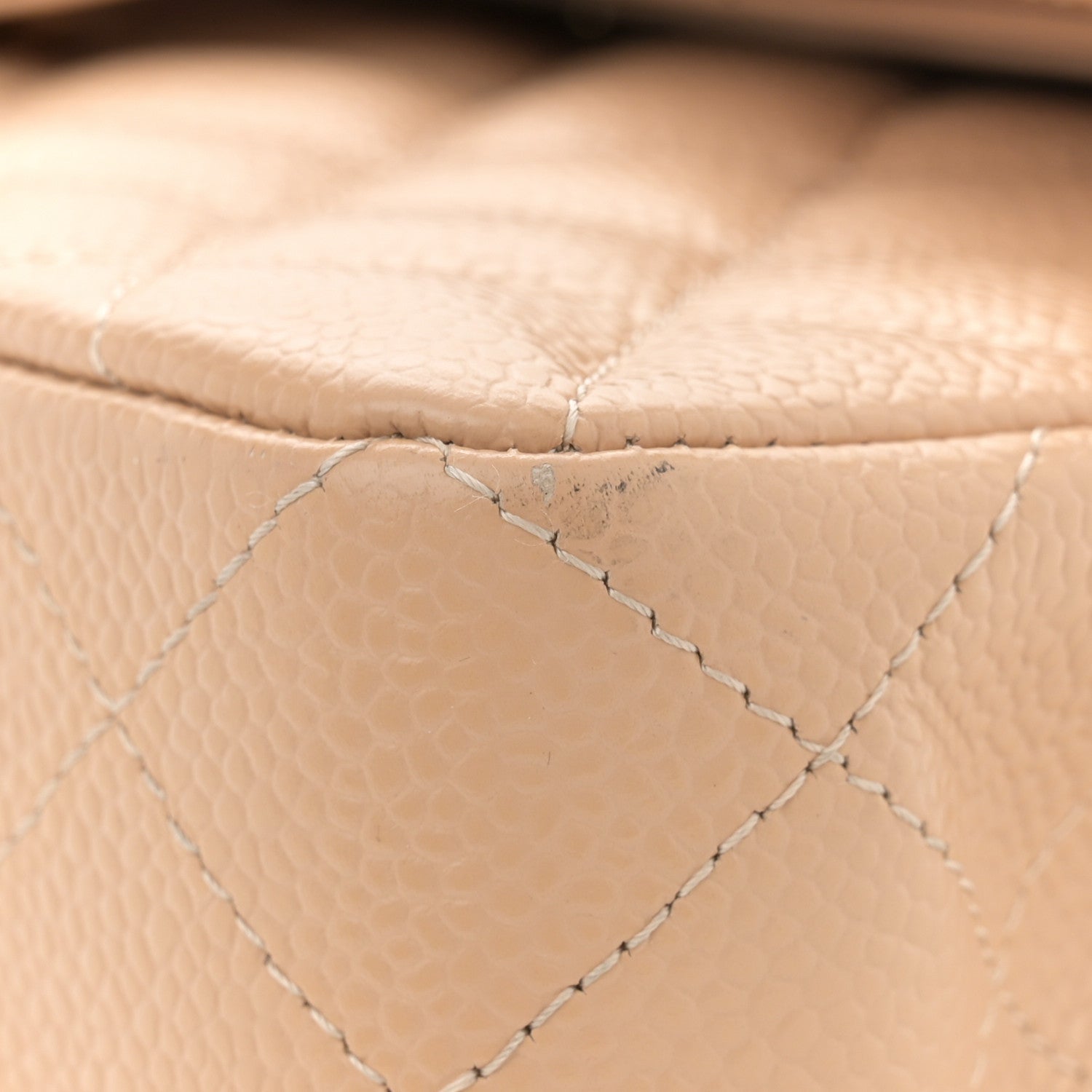 Chanel Caviar Quilted Small Double Flap Beige 12 of 13