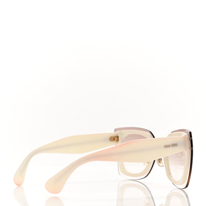 Miu Miu Acetate Cat Eye 04R Sunglasses Ivory 4 of 8