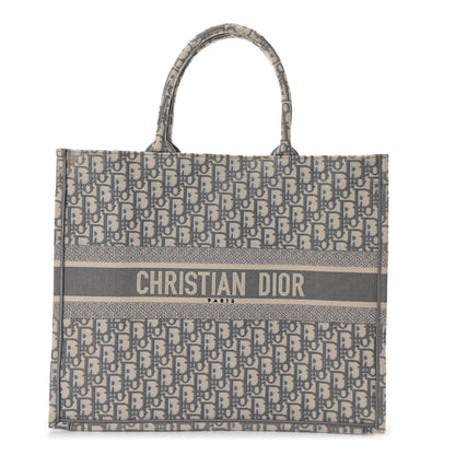 Christian Dior Oblique Large Book Tote Grey 1 of 10