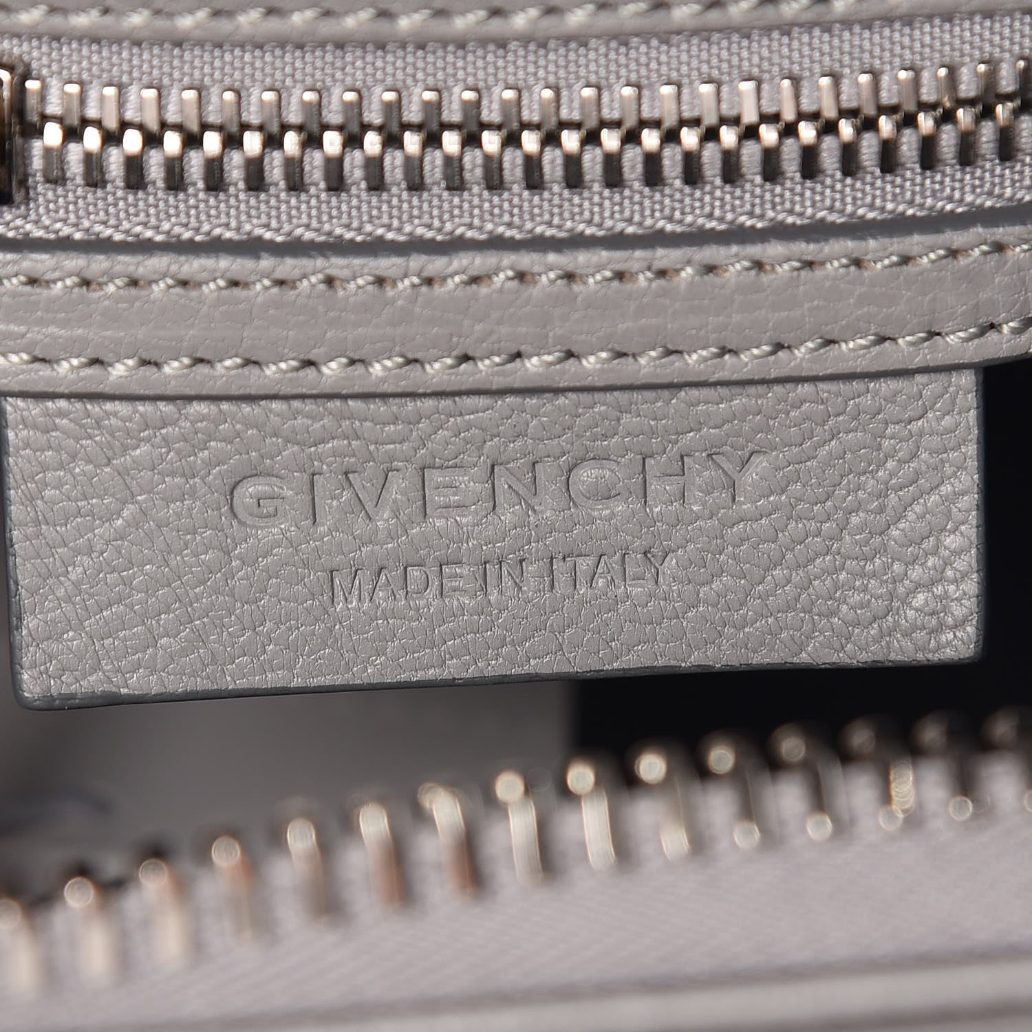 Givenchy Sugar Goatskin Mini Antigona Pearl Grey 8 of 9