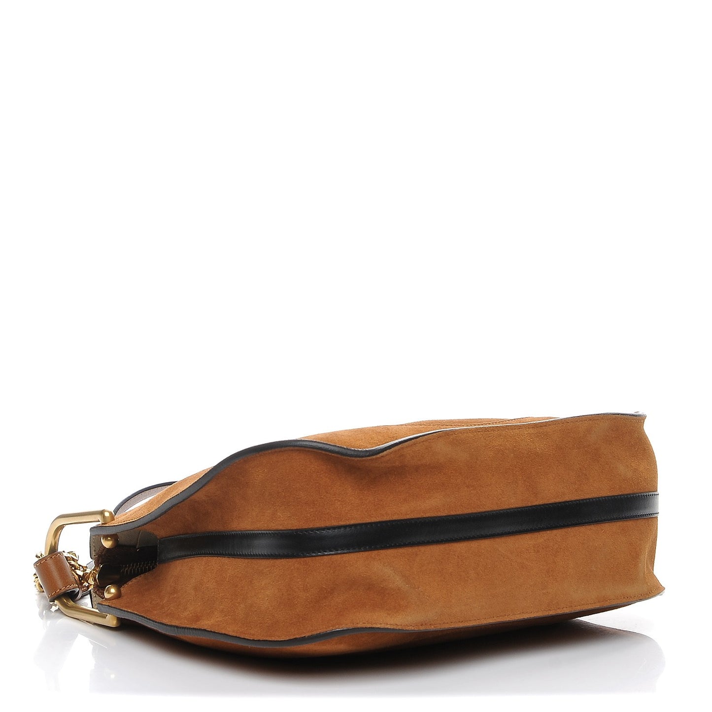 Suede Small Hayley Hobo Caramel