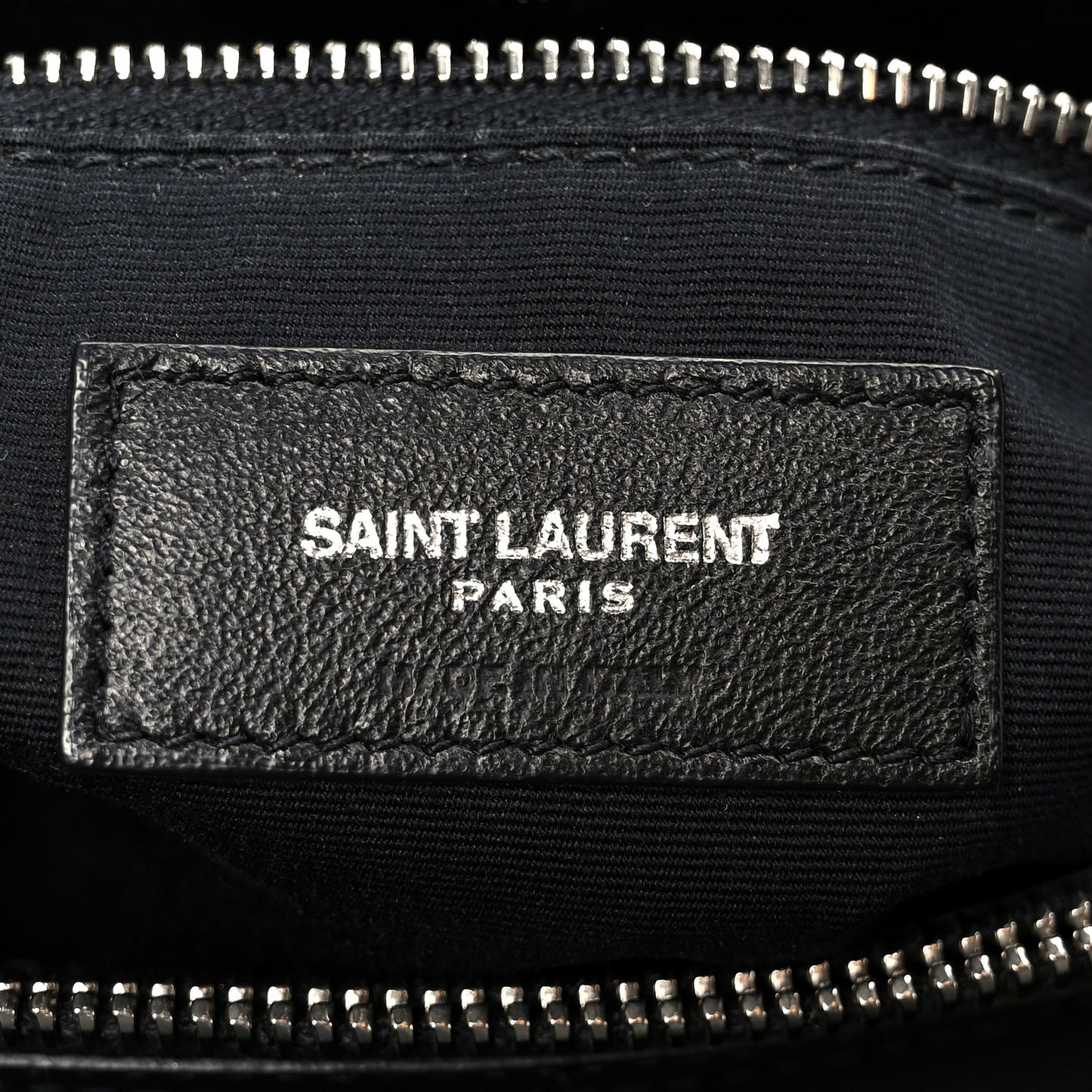 Calfskin Y Quilted Monogram Medium Loulou Chain Satchel Black