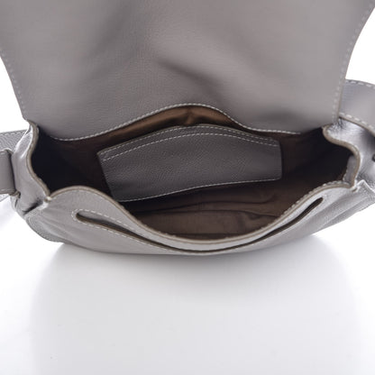 Chloe Calfskin Medium Marcie Round Crossbody Bag Cashmere Grey 5 of 7
