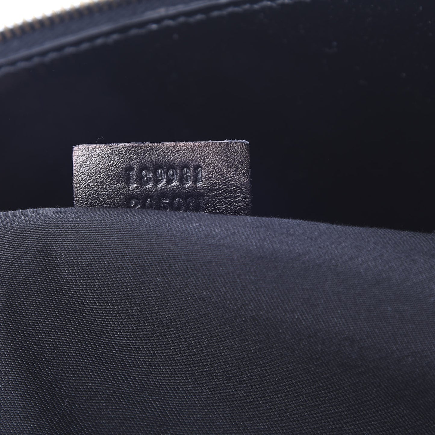 Patent Large D Ring Tote Black