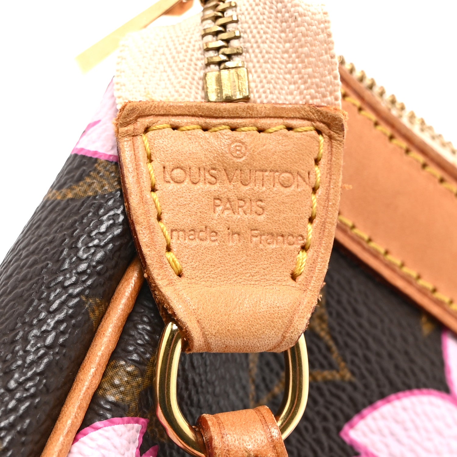 Louis Vuitton Monogram Cherry Blossom Pochette Accessories Brown 6 of 10