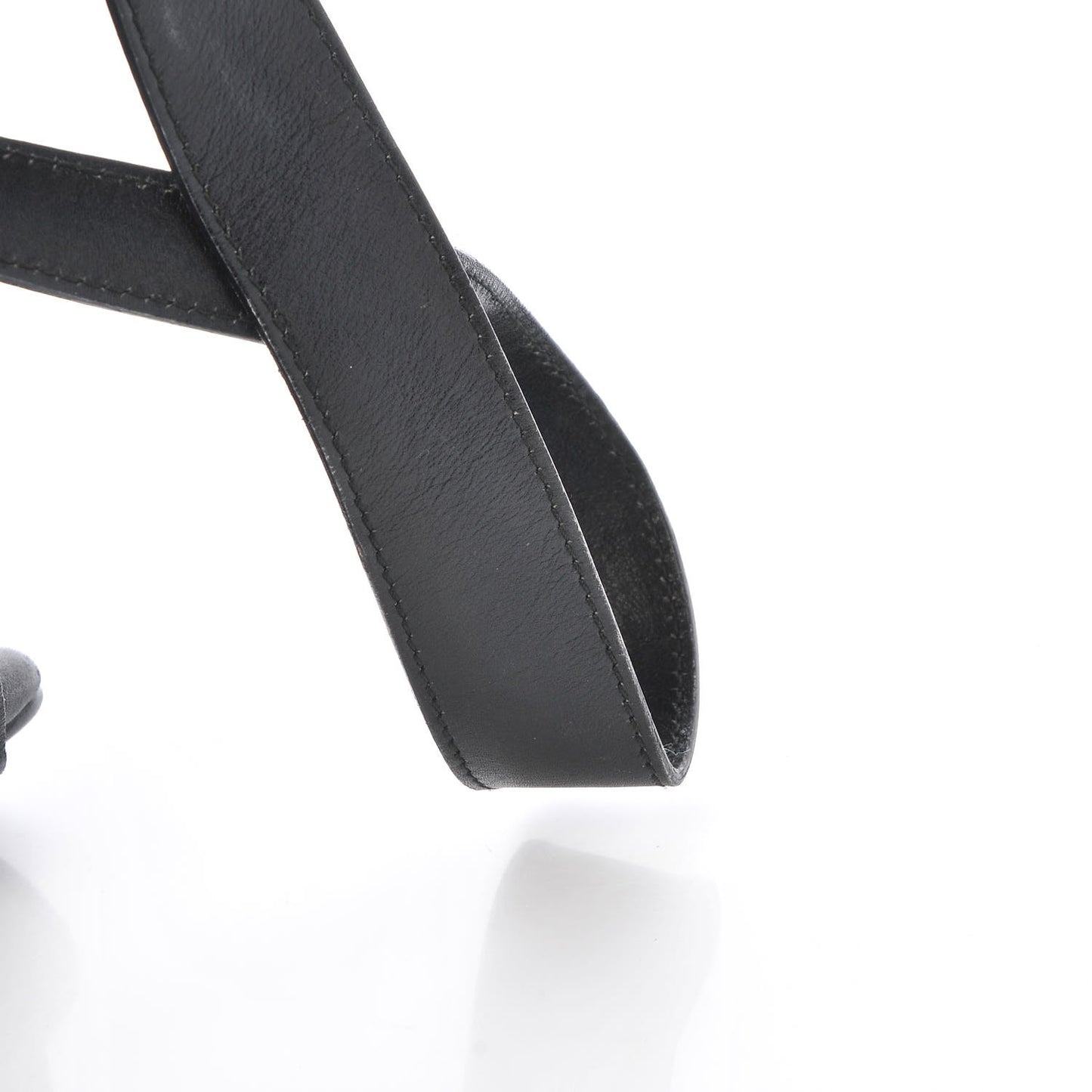 Calfskin Bamboo Backpack Black