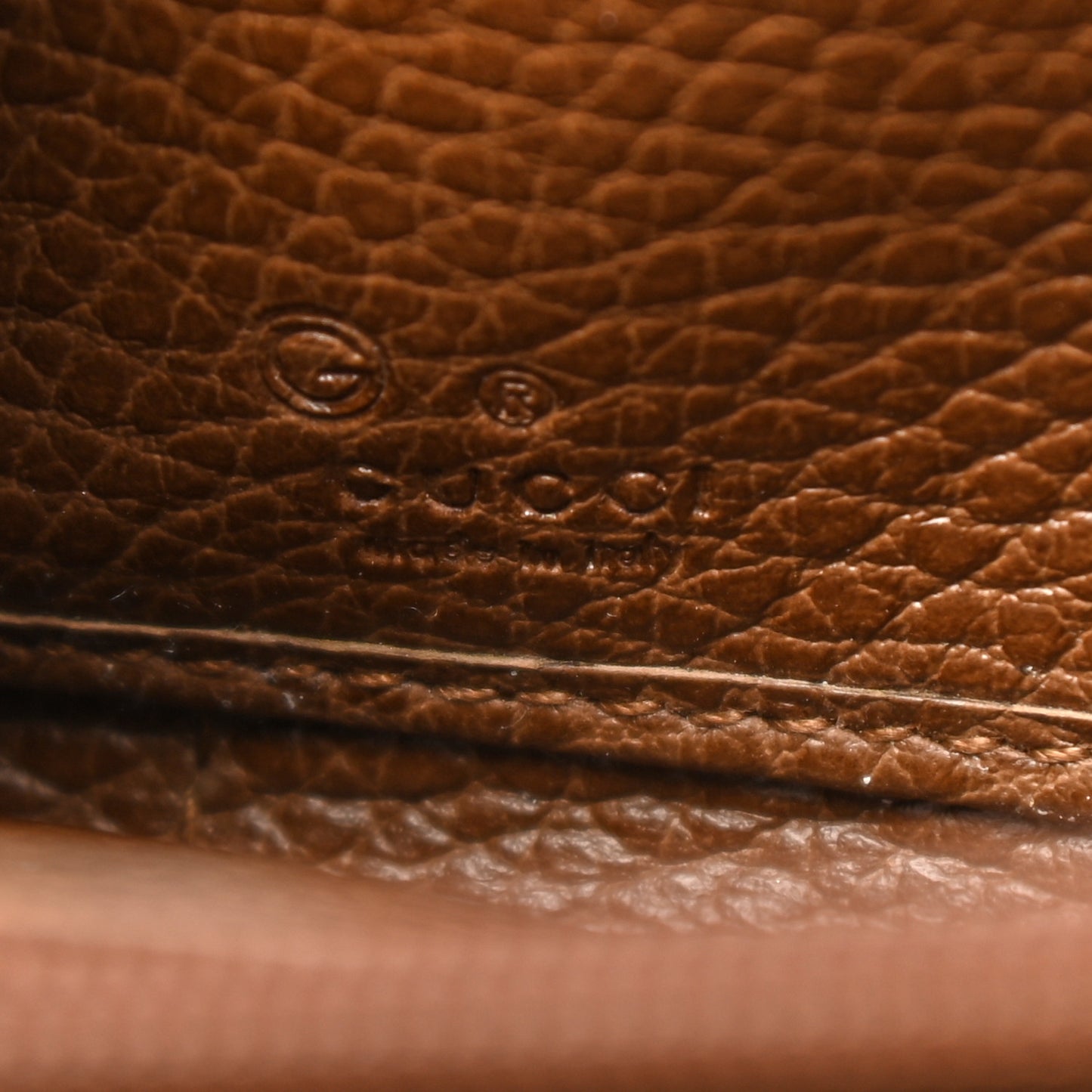 Monogram Dollar Calfskin Zip Around Wallet Beige Ebony Tabacco