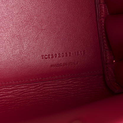 Saint Laurent Grained Calfskin Baby Sac De Jour Lipstick Fuchsia 7 of 14