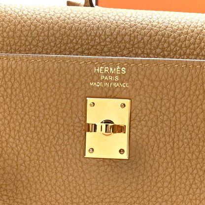 Hermes Togo Kelly Retourne 25 Bronze Dore 7 of 10