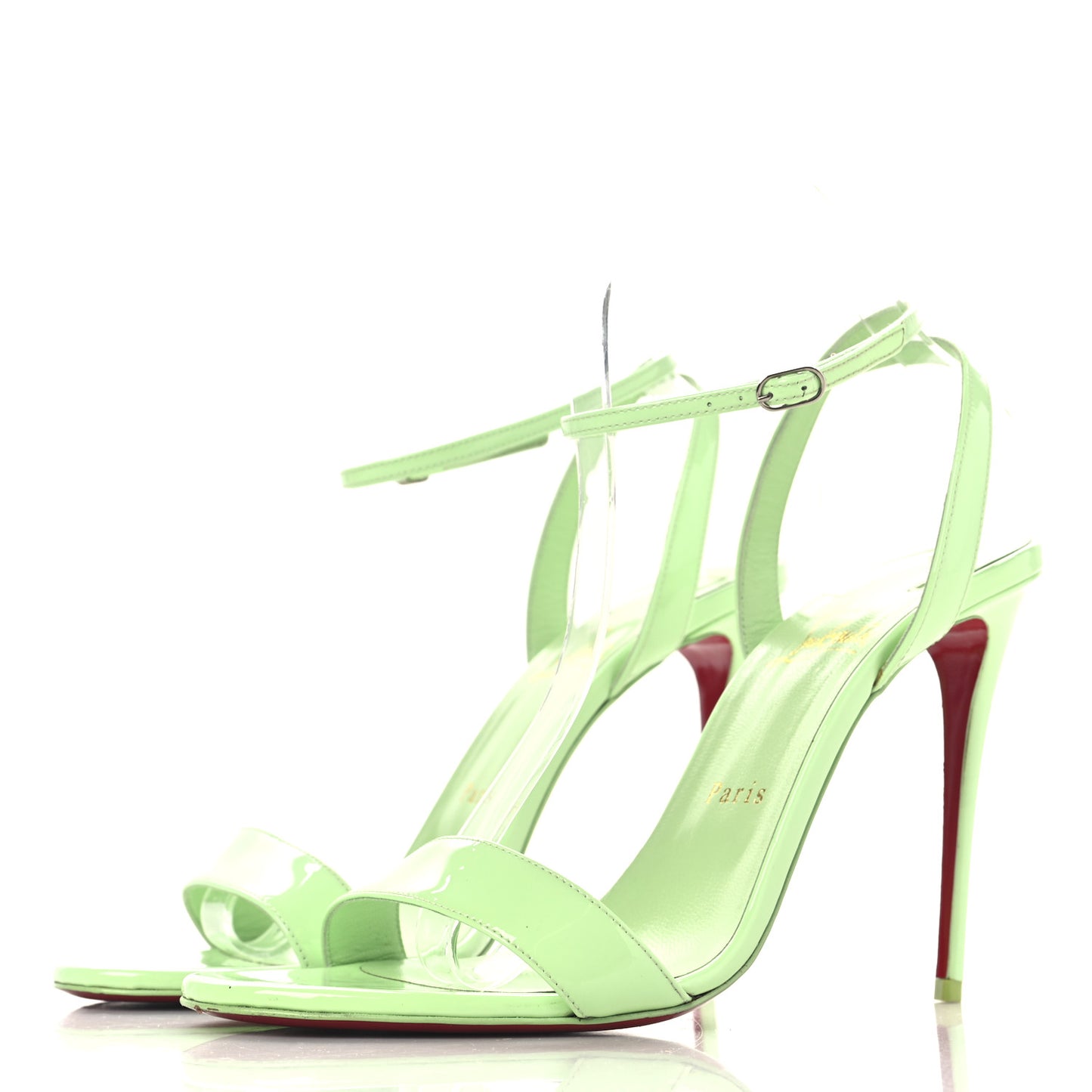 Patent Loubigirl 100 Sandals 39.5 Tropique