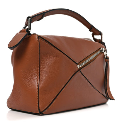 Loewe Calfskin Small Puzzle Bag Tan 3 of 9
