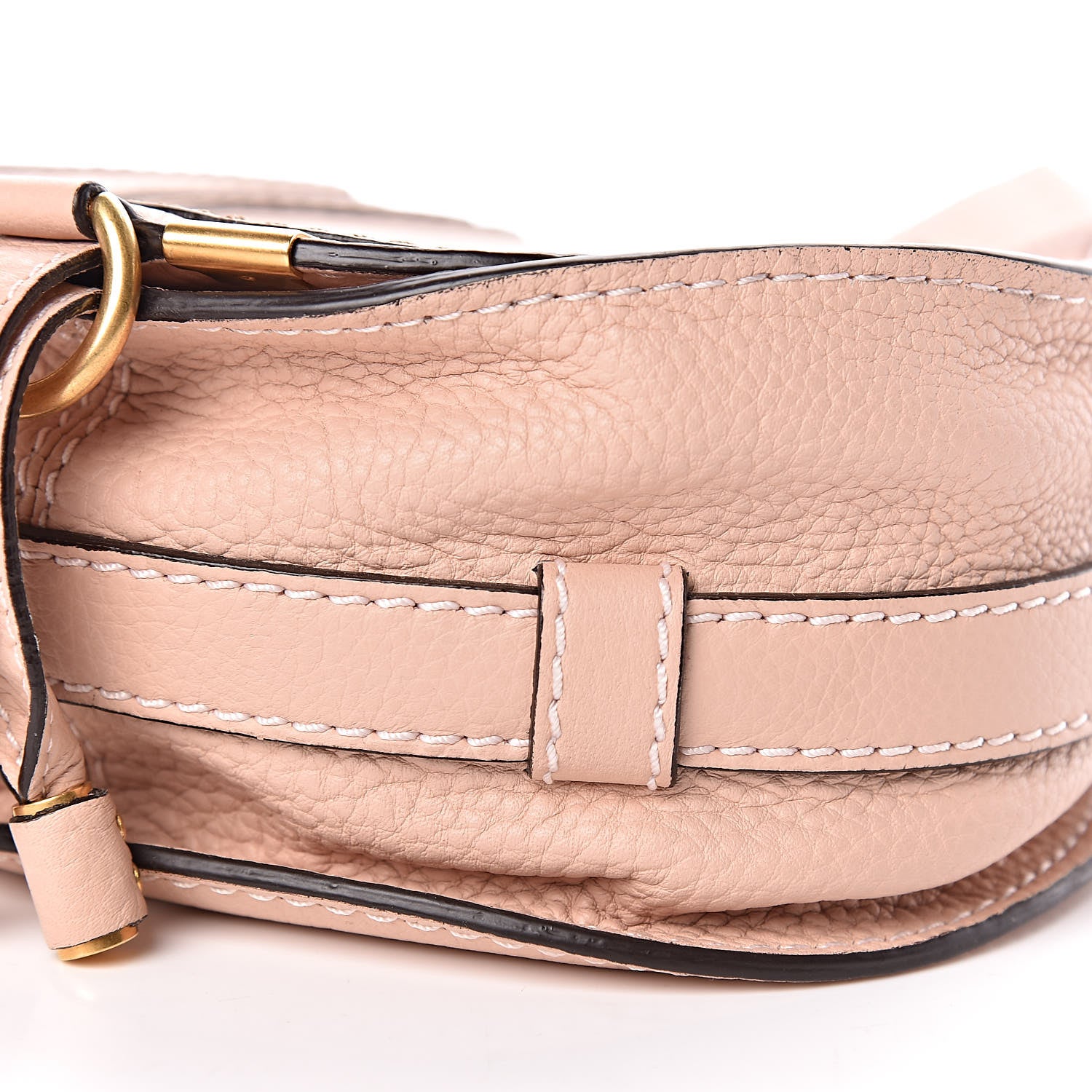 Chloe Calfskin Mini Marcie Round Crossbody Bag Blush Nude 10 of 11