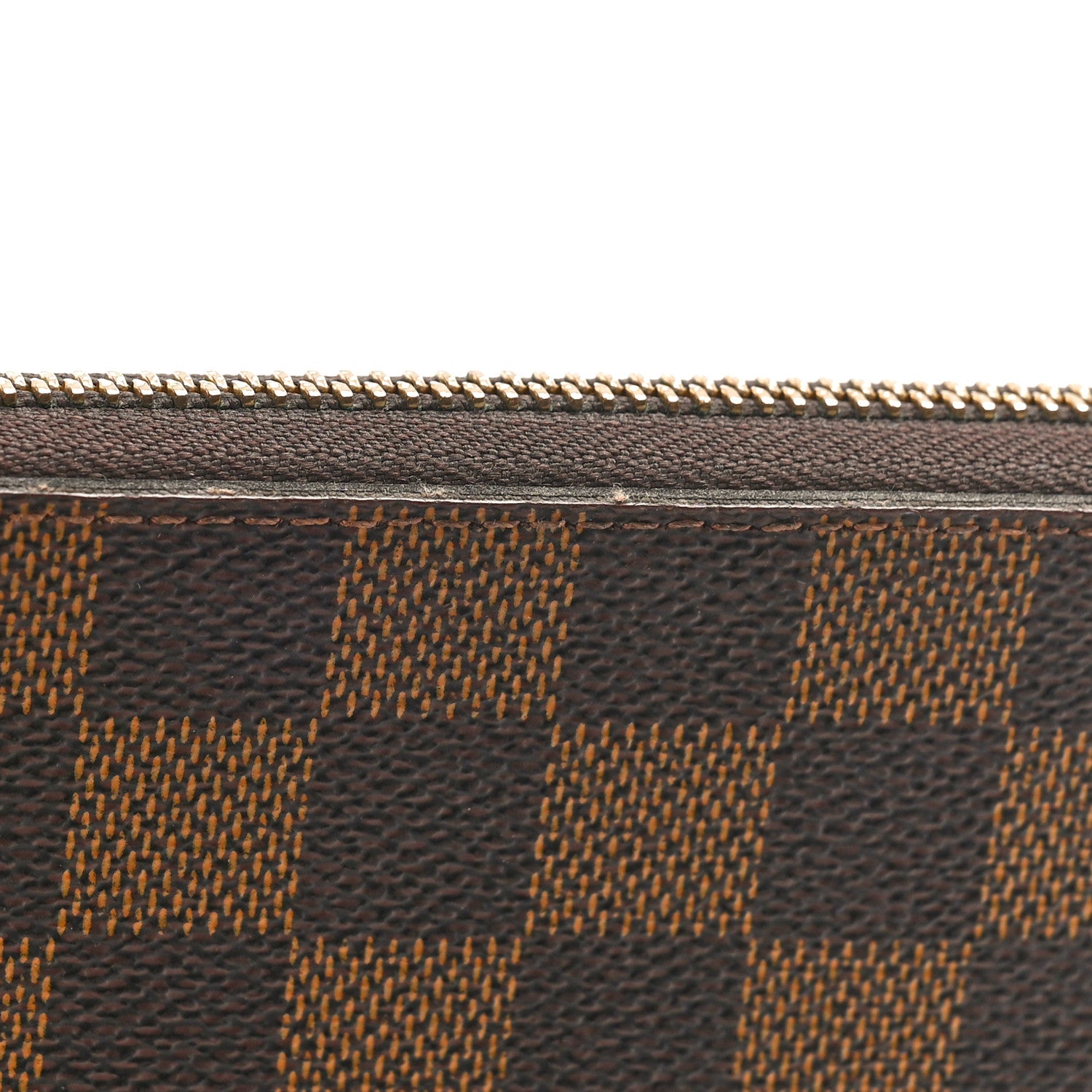 Louis Vuitton Damier Ebene Clemence Wallet Cherry 9 of 11