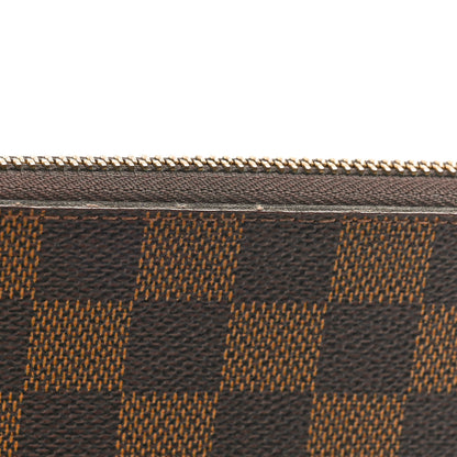 Louis Vuitton Damier Ebene Clemence Wallet Cherry 9 of 11