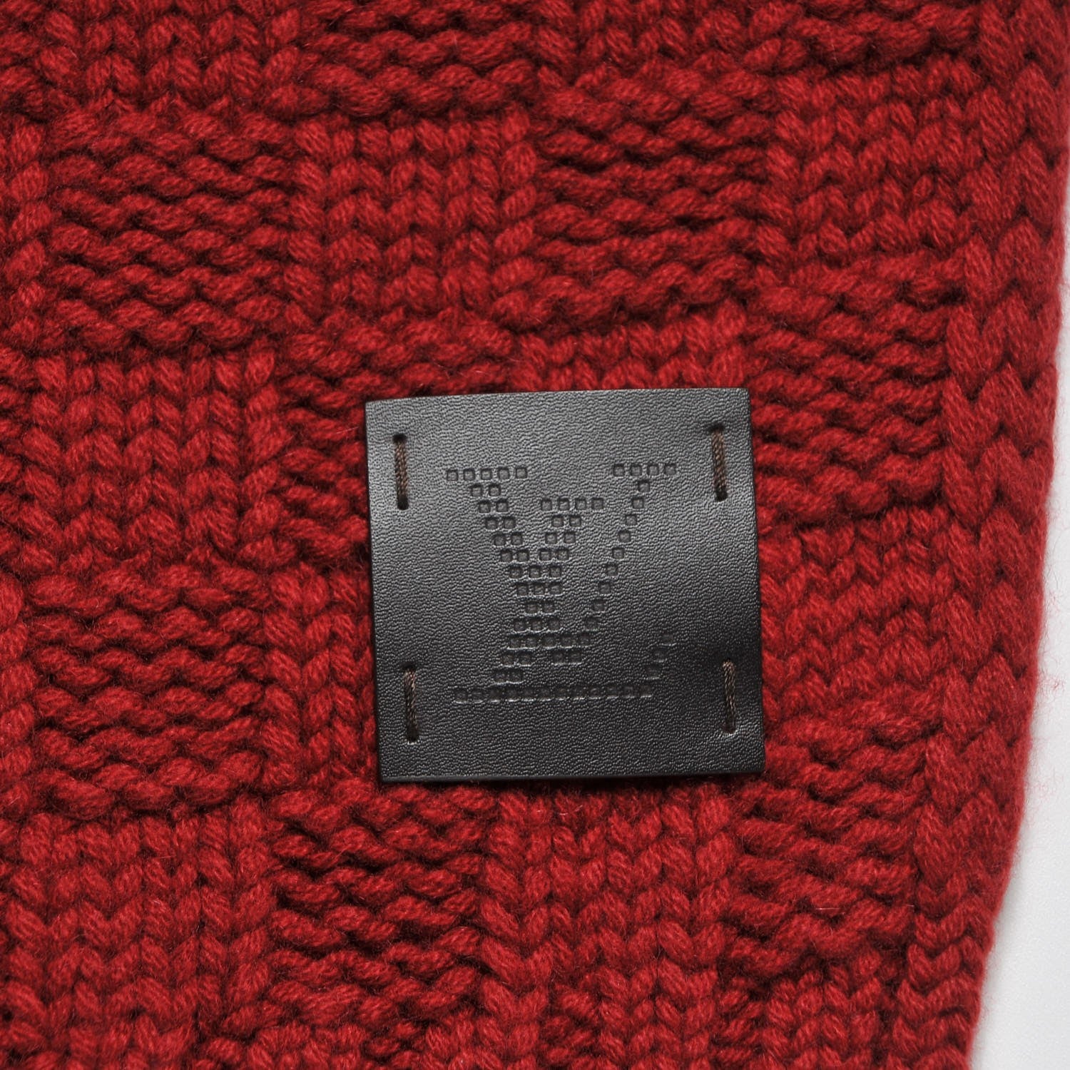 Louis Vuitton Cashmere Damier Helsinki Scarf 4 of 5