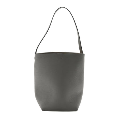 The Row Grained Calfskin Medium N/S Park Tote Timouse Grey 1 of 10