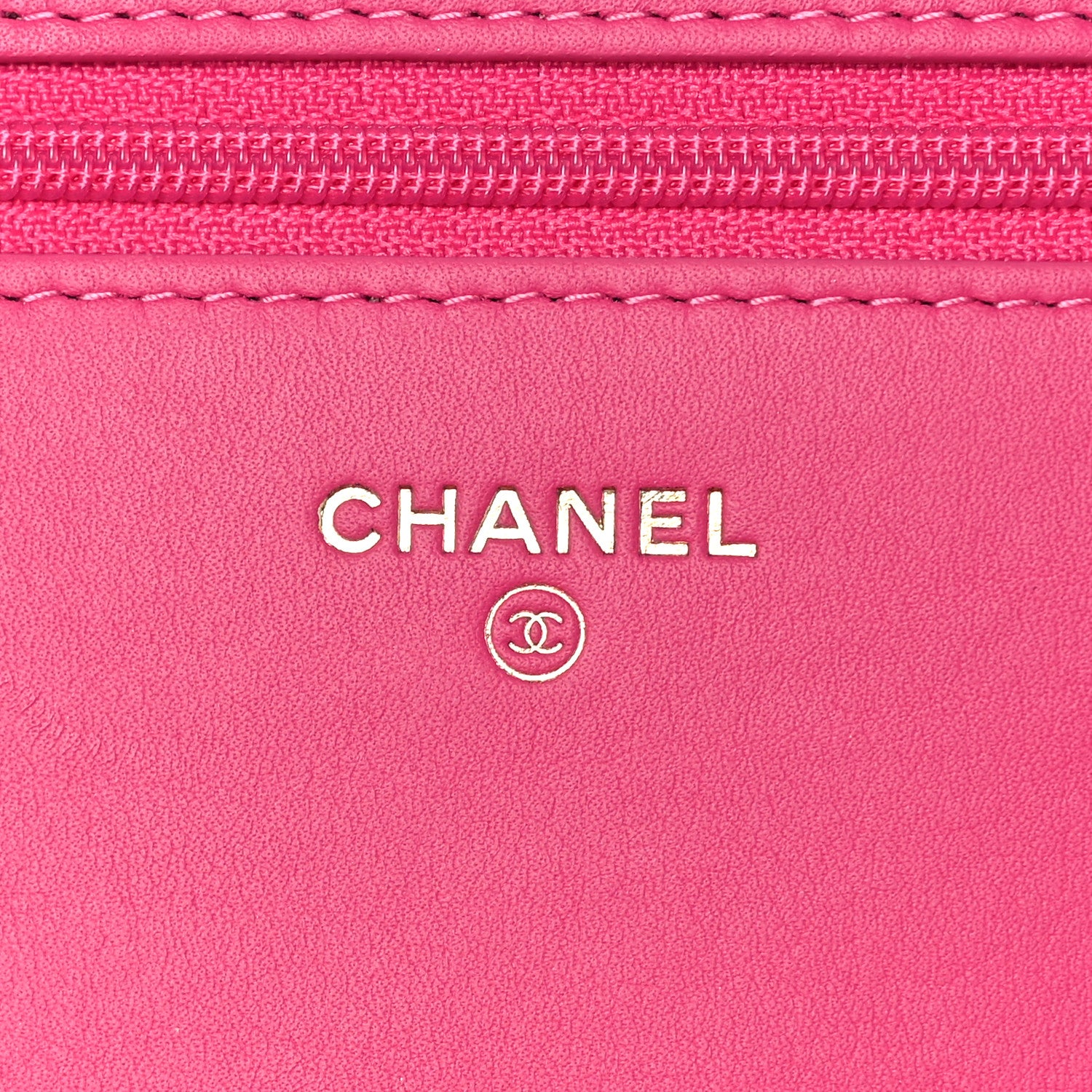 Chanel Lambskin Quilted Boy Wallet On Chain WOC Pink 5 of 8