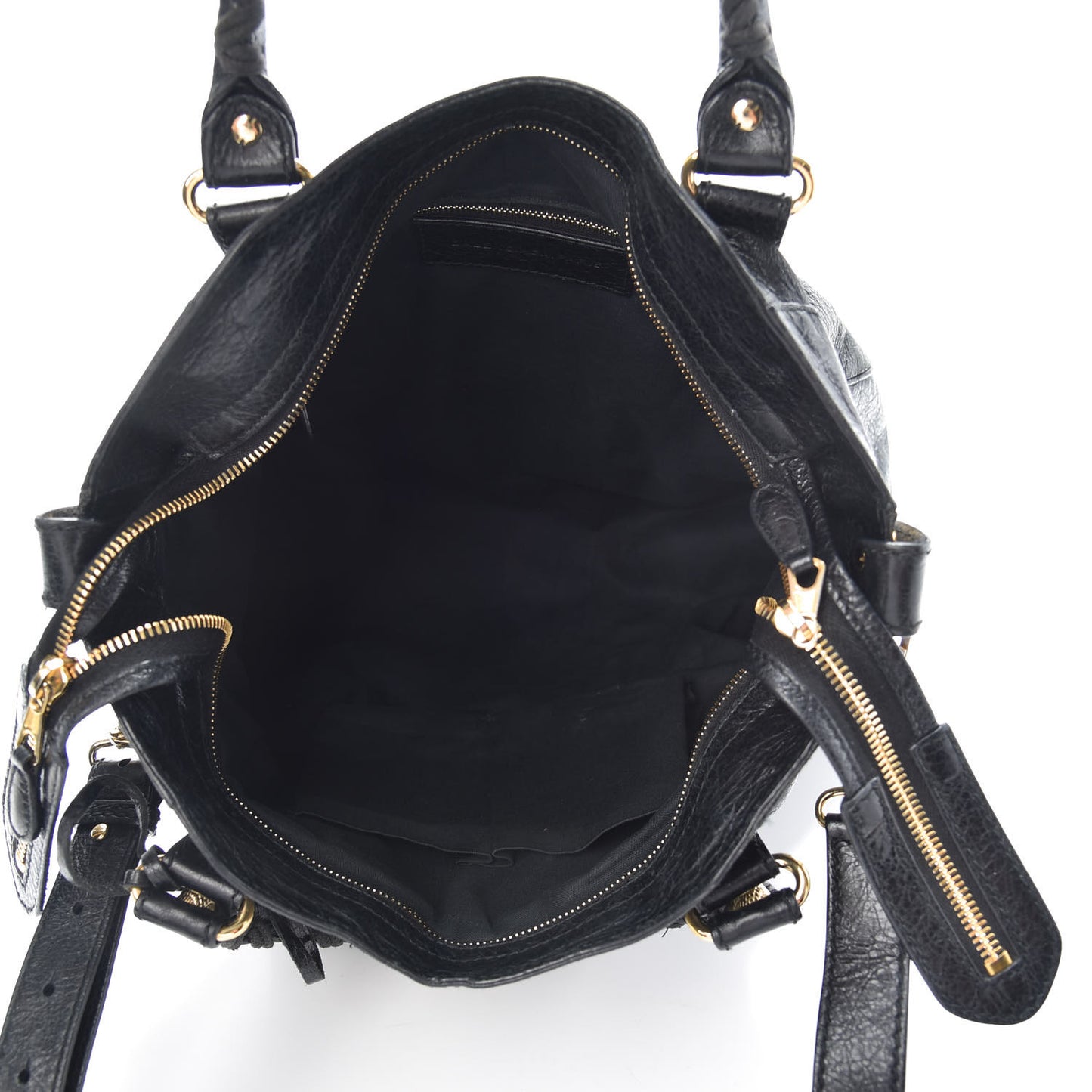Agneau Giant 12 Gold Hardware Velo Black