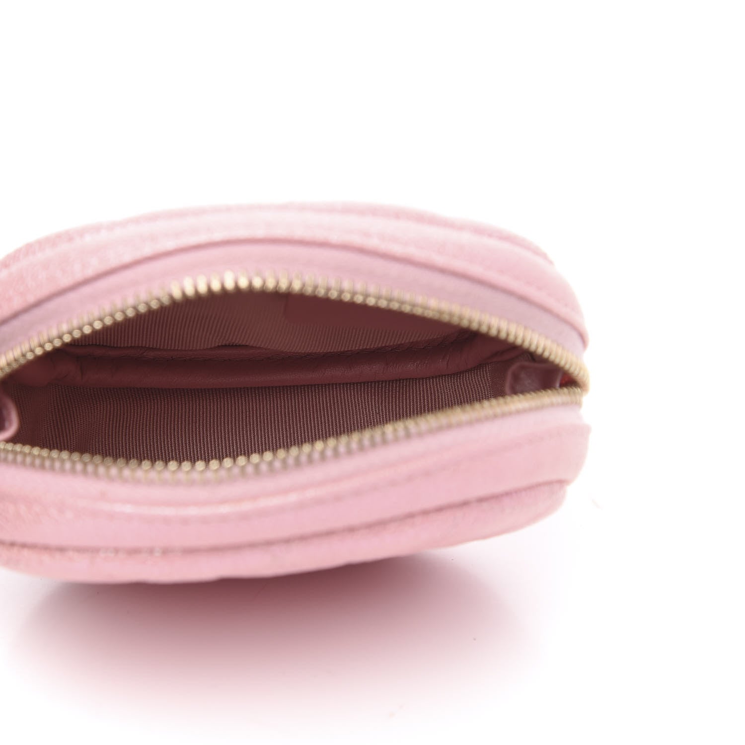 Chanel Iridescent Caviar Quilted Zip Around Classic Coin Purse Rose Pink 5 of 8